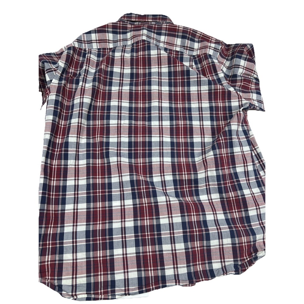 J Crew Mercantile Flex Shirt XL Slim Fit Purple‎ Check Long Sleeve Button Down - Picture 4 of 4